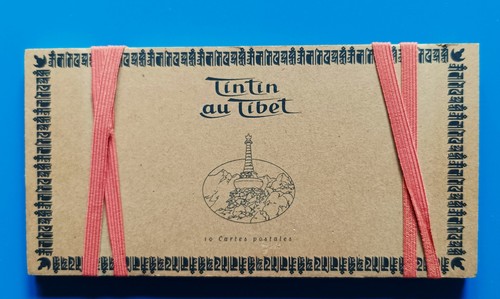 Cartes postale tintin tibet - postale,