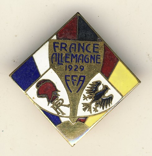 Insigne france allemagne 1929 - allemagne,
