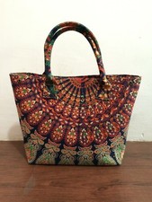 Sac À Main Mandala En Coton