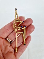 Bijou Broche Épingle Signée Comité Jean Cocteau Le profil A Madeline Flammarion