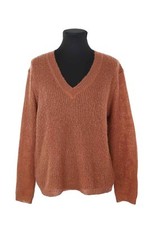 Pull en laine marron Mes