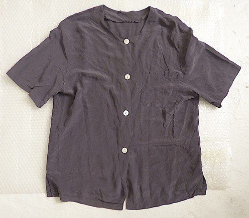 Blouse vintage soie pure - blouse, s
