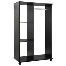 HOMCOM Armoire penderie mobile