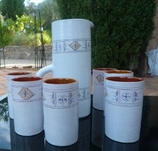 Service à sirop terre cuite