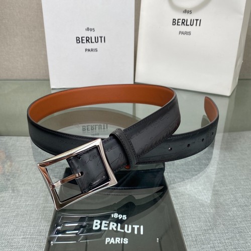 Berluti calf leather belt - calf,