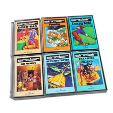 Ensemble de 6 cassettes jeu vidéo Sinclair pour Ordinateur Spectrum