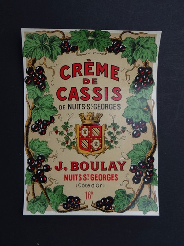 Ancienne étiquette creme - étiquette, de