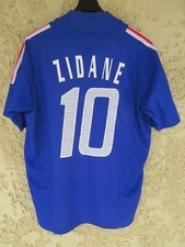 Maillot Equipe de FRANCE Adidas World Cup 2002 ZIDANE 10 jersey shirt vintage M