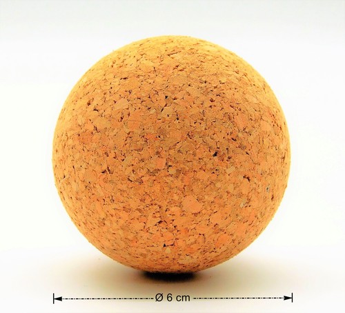 Boule liège vin 6 - boule, cm