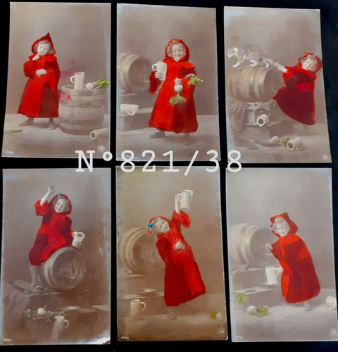821 lot 6 cartes - n°821/38,