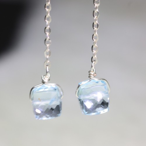 Boucles oreilles topaze - boucles, en
