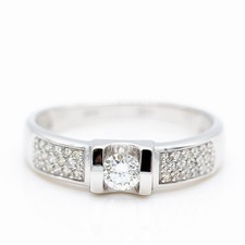 Bague 750/18K Or Blanc