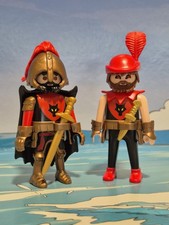 PLAYMOBIL CUSTOM PERSONNAGE Chevalier LOUP Viking moyen-âge Médiéval vintage 