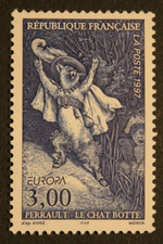 Timbre - FRANCE - Le chat