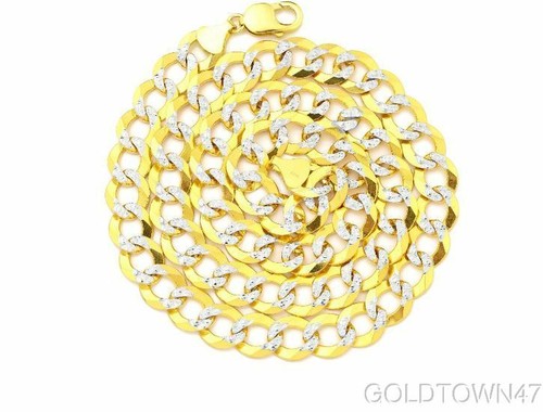 Solid men cuban chain 14k - men's,