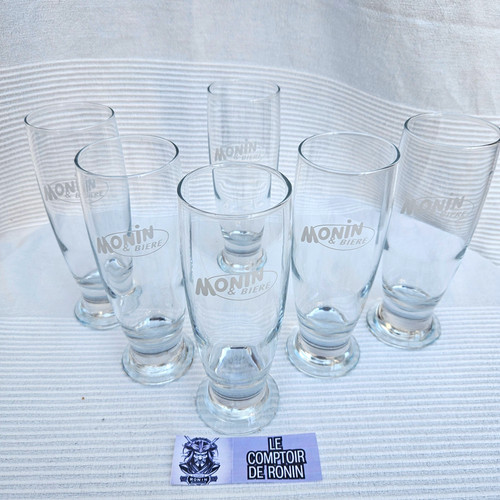 Lot verres monin biere - 6, &
