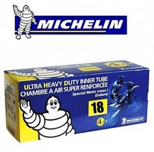 Chambre à air Michelin 120/90-18 moto cross enduro arriere ultra renforcée 4 mm