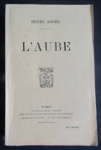 Henri ardel aube 1911 - -,
