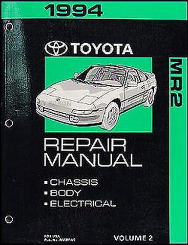 1994 toyota mr2 - 1994, réparation