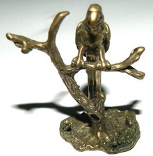 joli perroquet en argent