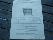 Société des Usines ROSIERES BOURGES CHER 1924 cuisinière fonte à bois houille