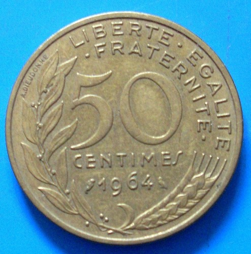 Pièce centimes marianne - de, 50