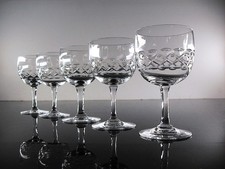 NANCY 5 VERRES A VIN BLANC