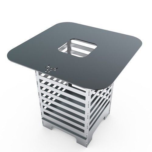 Moderne brasero tonneau - moderne,