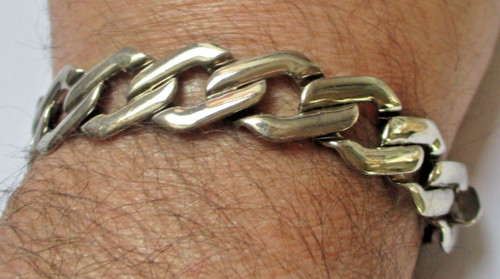 Bracelet maille gourmette - bracelet,