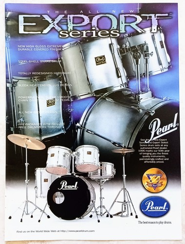 Pearl export series drum kit - pearl,