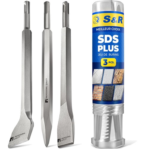 Burin sds plus large plat - burin,