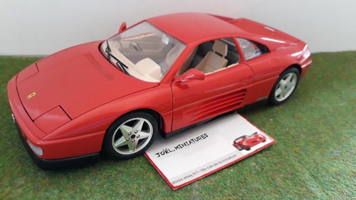 Ferrari 348 1989 rouge - 348, 1/18