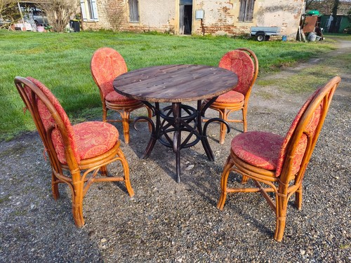 Salon jardin rotin - jardin, en