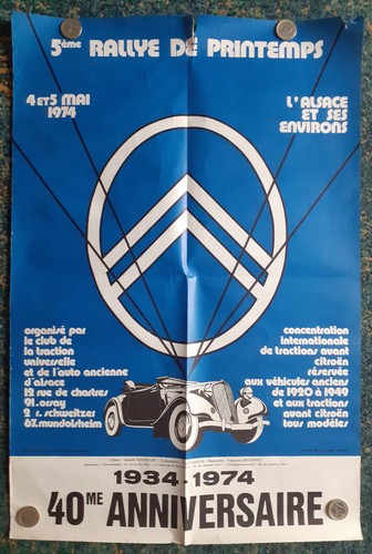 Affiche 5ème rallye de - affiche,