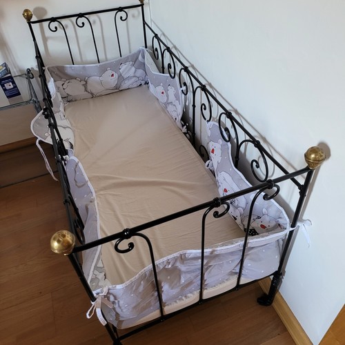 Lit pliant vintage - enfant, fer
