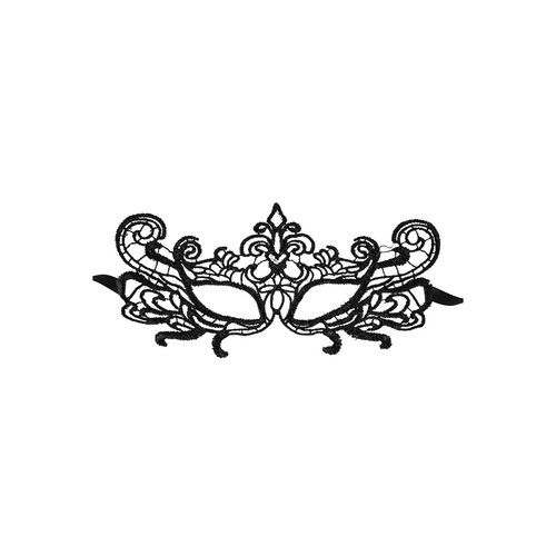 Masque loup noir - masque,