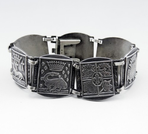 Ancien bracelet avec blasons - ancien,