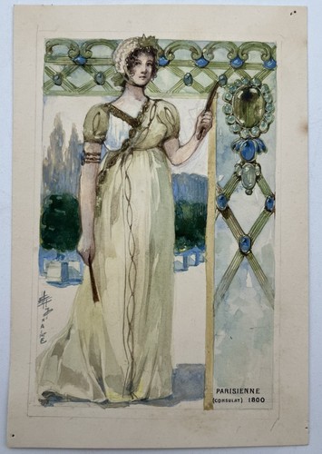 Gouache originale maquette - -,