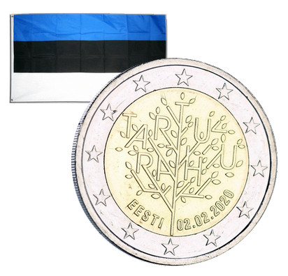 Euros commémorative estonie - euros,