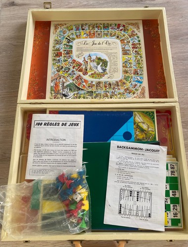 Mallette vintage jeux - mallette, de