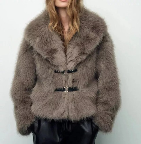 Zara taupe faux - taupe,