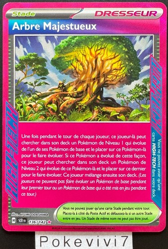 Carte pokemon arbre majestueux - carte,