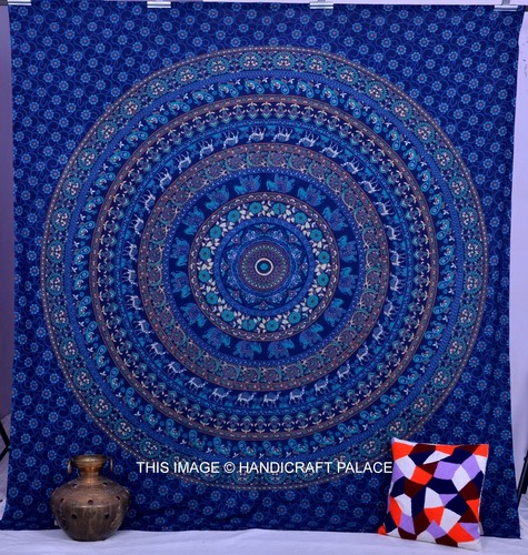 Large tapisserie mandala - tapisserie,