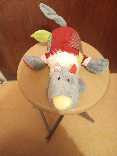Peluche hochet grelot
