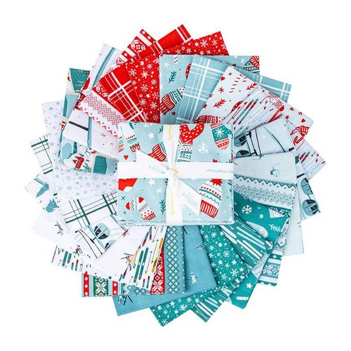 Ski hill fat quarter bundle - fat,