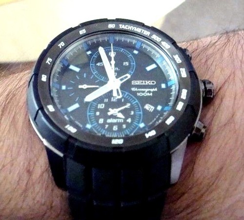 Seiko chronograph 100m alarm - 100m,