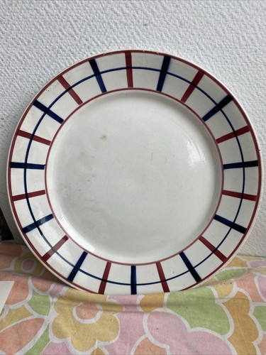 Ancien plat rond vaisselle - ancien,