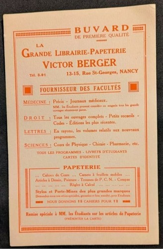 Buvard ancien librairie - buvard, ancien,