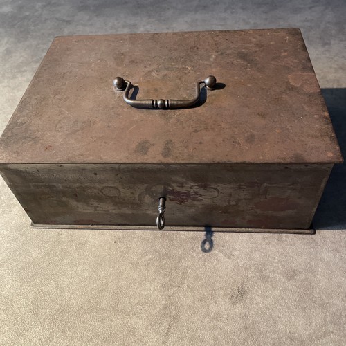 Ancien coffre fort fer - , en