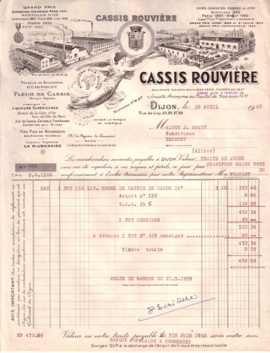 Dijon facture cassis - -,